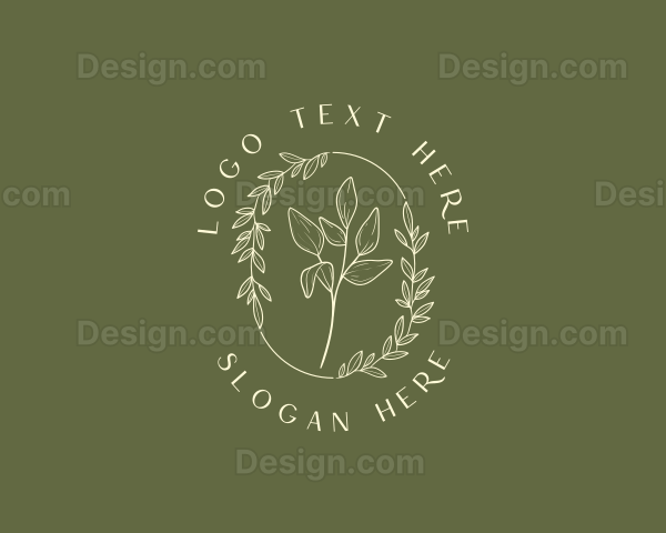 Botanical Leaf Foliage Logo