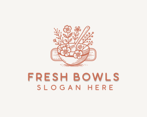 Floral Patisserie Baking logo design