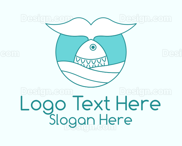 Fish Seafood Restaurant Logo