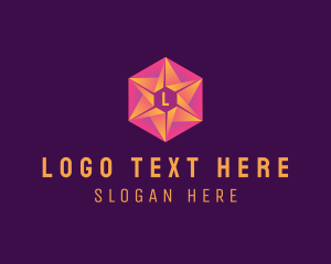 Hexagon Star Tech Business logo