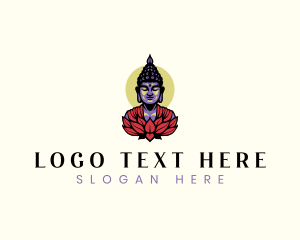  Yoga Buddhist Floral logo