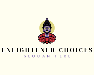 Yoga Buddhist Floral logo