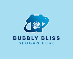 Shirt Washing Laundry logo design