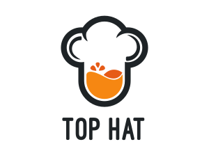 Chef Hat Drink logo design