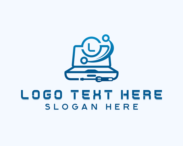 Laptop logo example 4