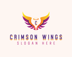 Angelic Holy Wings logo design