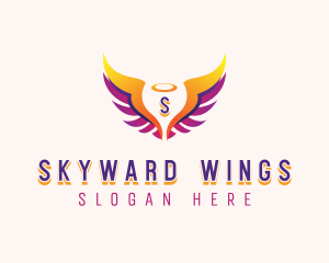 Angelic Holy Wings logo design