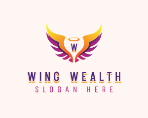 Angelic Holy Wings logo design