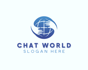 Worldwide Charity Globe logo design