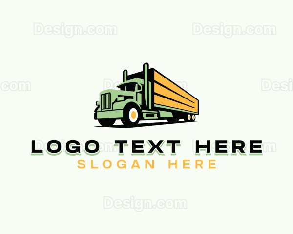 Transport Cargo Trucking Logo