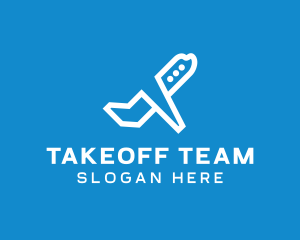 Airline Plane Takeoff logo