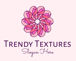 Pink Flower Pattern logo