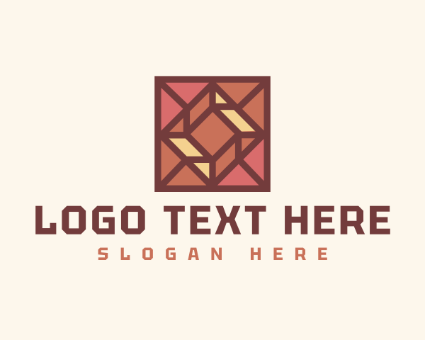 Square Pattern Wood Tile logo