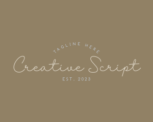 Elegant Script Business logo design