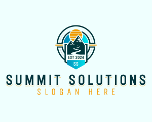 Mountain Summit Travel logo design