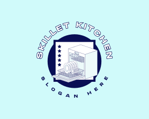 Clean Plate Dishwasher logo design