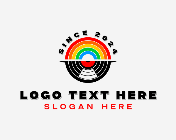 Vinyl Disk logo example 3