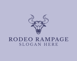 Western Bull Rodeo  logo design