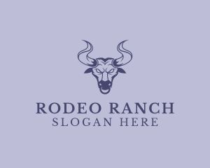 Western Bull Rodeo  logo design