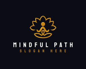 Wellness Meditation Yoga logo design