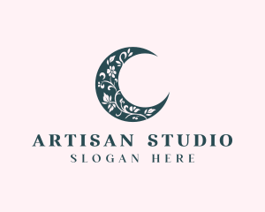 Crescent Moon Boutique logo design