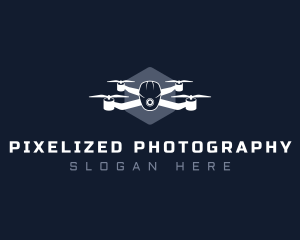 Surveillance Drone Camera logo design