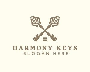 Residential Property Key logo design