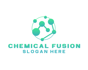 Science Atom Molecule  logo design