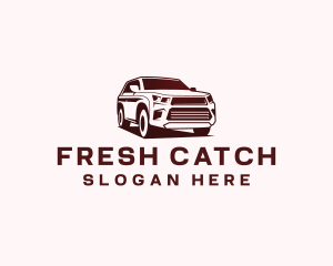 SUV Transport Car Logo