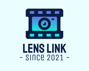 Film Strip Lens logo design