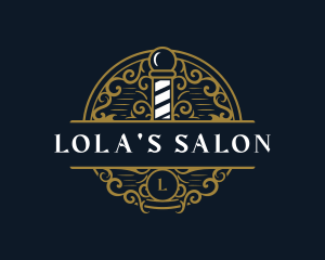 Barber Haircut Stylist logo design