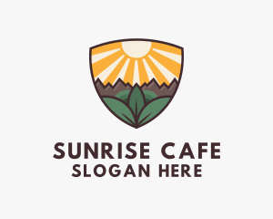 Sunrise Shield Nature logo design