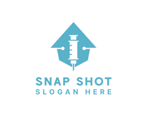 Medical Clinic Vaccine  logo design