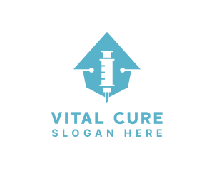 Medical Clinic Vaccine  logo design