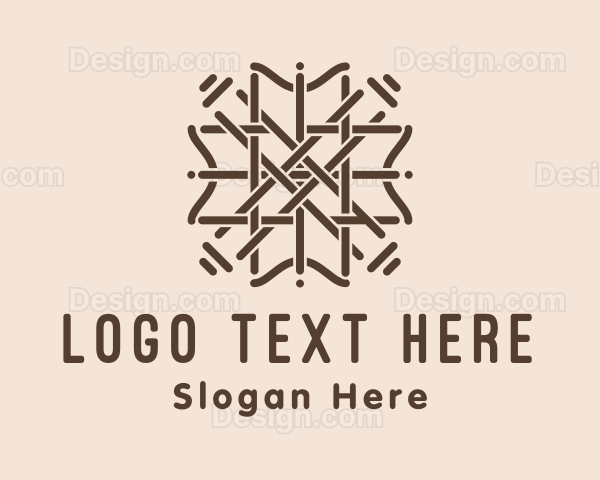 Jute Handicraft Pattern Logo