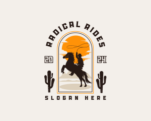 Cowboy Horse Ranch logo design