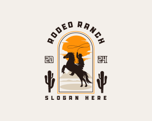 Cowboy Horse Ranch logo design