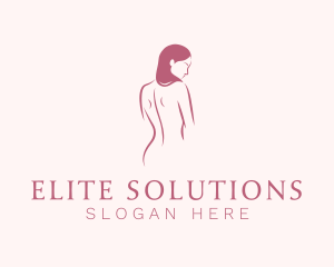 Nude Woman Body Logo