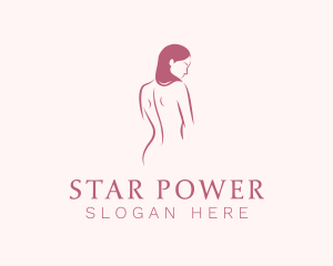 Nude Woman Body Logo