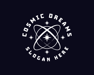 Cosmic Star Orbit logo design