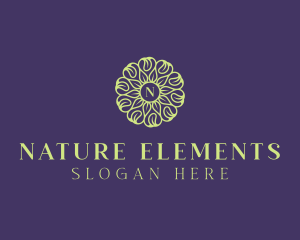 Natural Flower Petals logo design