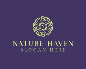 Natural Flower Petals logo design