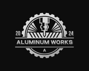 Mechanical Laser CNC logo design