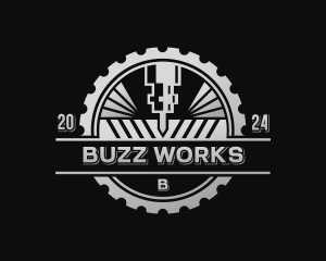 Mechanical Laser CNC logo design