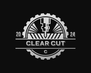 Mechanical Laser CNC logo design