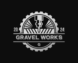 Mechanical Laser CNC logo design