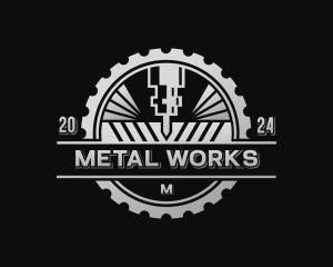 Mechanical Laser CNC logo design