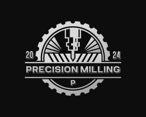 Mechanical Laser CNC logo design