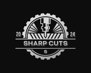 Mechanical Laser CNC logo design