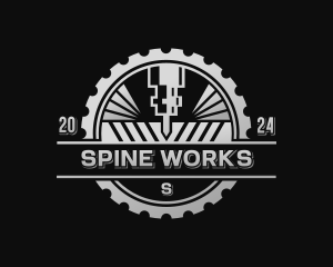 Mechanical Laser CNC logo design